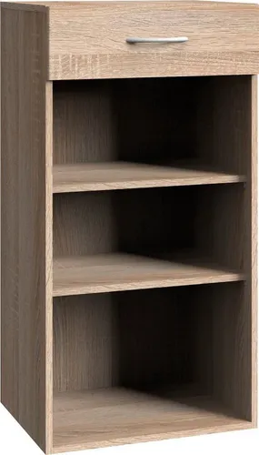 Wimex Standregal Multiraumkonzept – vielseitig und erweiterbar - Standregal mit durchdachtem Stauraumkonzept, ideal als Kleinmöbel im Wohnbereich oder Nachtschrank im Schlafzimmer. Klare Linien und silberfarbene Bügelgriffe sorgen für einen modernen Look.