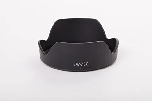 vhbw Gegenlichtblende Sonnenblende Streulichtblende Kunststoff kompatibel mit Canon EF-S 10-18mm f/4.5-5.6 is STM Ersatz für EW-73C.