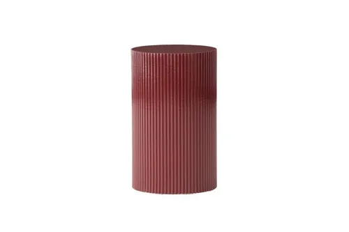 Eleganter Beistelltisch Burgunderrot ∅30,5cm – Modern und Multifunktional