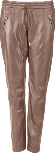 JCC Damen Lederhose 3102153 in Taupe, Größe 52 von JCC
