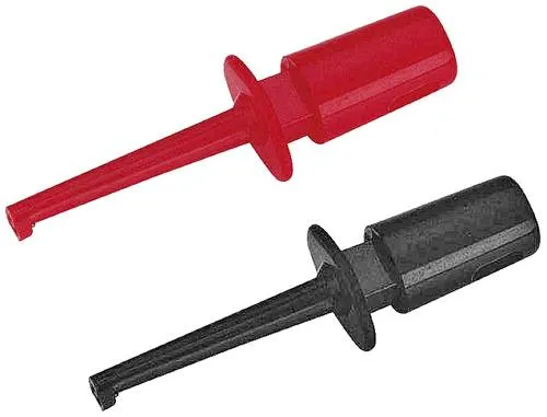 VOLTCRAFT Abgriffklemme Löten CAT I Schwarz, Rot