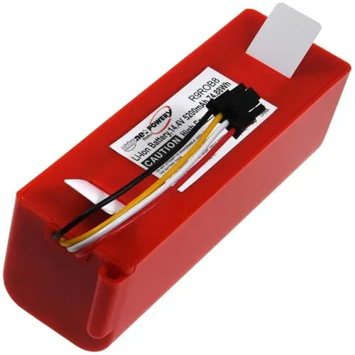 Powery Akku für Roborock S6 Pure - 5200 mAh leistungsstarker Ersatzakku - Staubsauger-Akkus: 5200 mAh Li-Ion Akku für Roborock S6 Pure, sorgt für längere Laufzeiten und gründliche Reinigung.