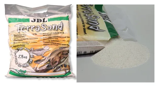 JBL TerraSand natur-weiß 7,5kg Terrarien Bodengrund (1,47 EUR/Kg)