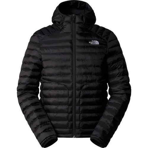 The North Face Mens Huila Synthetic Hoodie - Wetterfeste Kapuzenjacke - Outdoor Freizeitjacken für Herren, ideal für Abenteuer bei jedem Wetter dank wasserabweisender DWR-Beschichtung und nachhaltiger Ecofluff HL Isolierung für Wärme und Komfort.