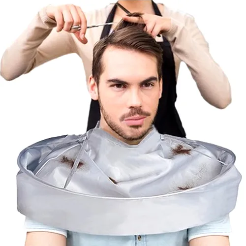 Haarschneiden Umhang Regenschirm Friseur Cape Catcher Familie Salon Polyester
