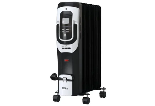 Ölradiator Elektroheizer 2kW Güde OR 2000-9 DT - Heizgeräte mit 9 Rippen und LCD-Display, ideal für effiziente Wärme im Raum. Timerfunktion für flexibles Heizen.