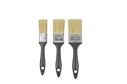 Wow!Tools Lackpinsel-Set 3-teilig, Standard 3 x Lack-Flachpinsel 30 mm, 40 mm, 50 mm