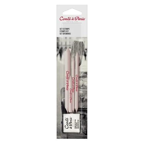 Conte a Paris Papier Stumpf & Putty Radierer Set