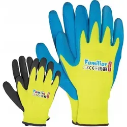 Familiar Latexbeschichtete Arbeitshandschuhe Größe 3