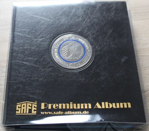 Münzenalbum 5 Euromünzen Klimazonen - Alben für alle 5 Eurosondermünzen Klimazonen, hochwertiges Design von SAFE Schwäbische Albumfab, ideal für Sammler und Liebhaber.