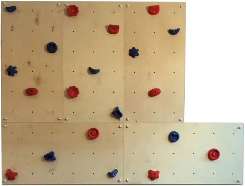 Gartenpirat Kletterwand Indoor mit bunten Klettersteinen (5-St) - Die Kletterwand von Gartenpirat bietet vielseitigen Kletterspaß für drinnen. Mit vorgebohrten Löchern und vollständigem Montagematerial ist die Installation einfach und flexibel. Ideal für Kinderzimmer oder Spielbereiche.