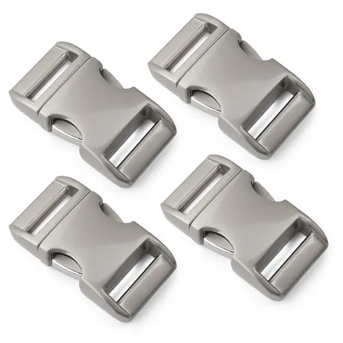 Ganzoo Metall-Klickverschluss Alumaxx | Set 4 Stück | 3/4