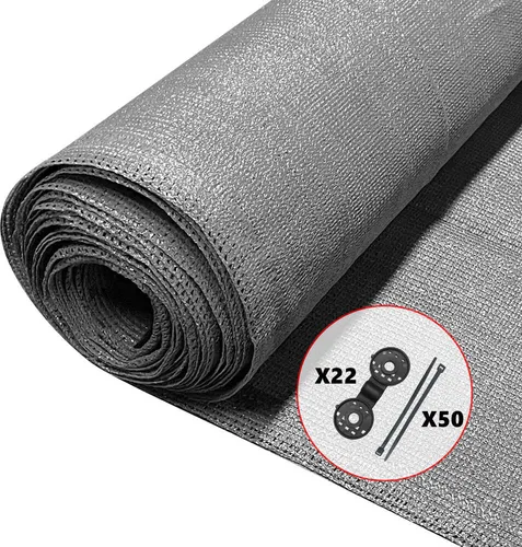 VOUNOT® Zaunblende 1×10m - Robuster Sichtschutz - Gartenzäune: Hochwertige HDPE-Zaunblende mit 85% Schattiergrad, UV-beständig und wetterfest, ideal für Privatsphäre und Schutz vor Sonne und Wind.