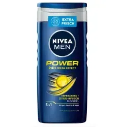 NIVEA MEN Shower Power Fresh Pflegedusche 92870 , 250 ml - Flasche