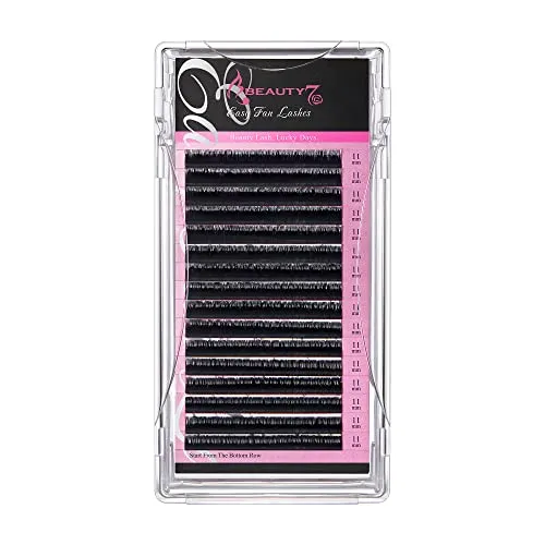 Selbstfächernde Wimpern Auto Easy Fan laches für Volumentechnik C D curl Wimpernverlängerung 2D-20D große Menge 16 Reihnen an der Wurzel vorkleben D-Curl Stärke 0,05mm Stärke 11mm