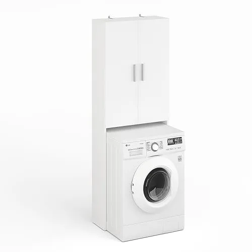 KOMTO Waschmaschinenschrank Weiß