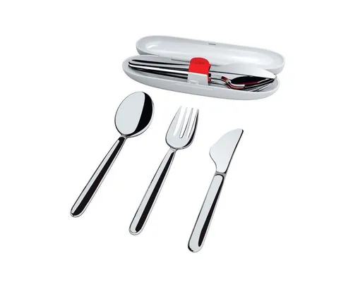 Alessi Food à porter SA04S3 G Reisebesteck von Alessi