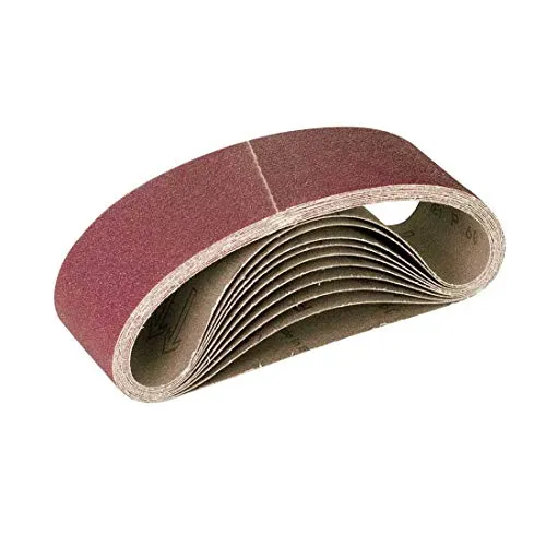 MioTools Fox Schleifbänder, 303 x 40 mm, f. Handbandschleifer, Normalkorund (10 Stk.) K40