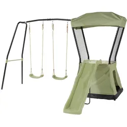 EXIT Ivy Spielturm mit Rutsche und Doppelschaukel von EXIT Toys