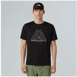 The North Face Funktionsshirt M MA 24/7 SHORT SLEEVES TEE - Pflegeleichtes Sportshirt in Schwarz - Sportliches Funktionsshirt für Fitness mit pflegeleichtem, leichtem Polyester. Ideal für aktive Tage, Maschinenwäsche geeignet und mit Rundhalsausschnitt für optimalen Tragekomfort.