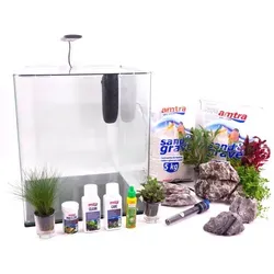 Nanotank System 60 Komplettaquarium mit LED und Dekoration