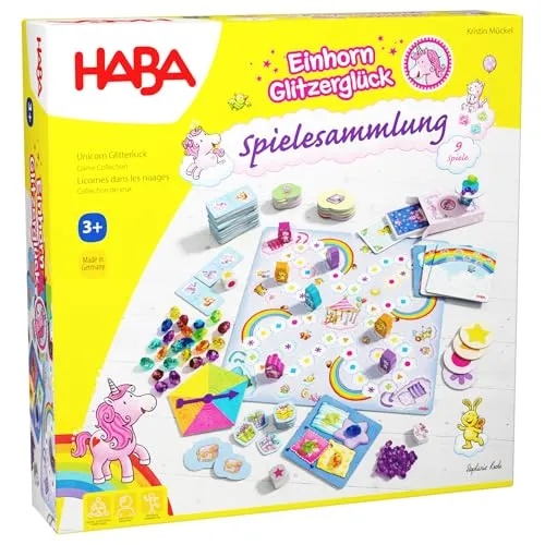 Haba Einhorn Glitzerglück Spielesammlung von HABA