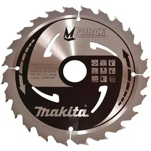 Makita CSMX19024G M-FORCE Kreissägeblatt - 190 x 30 x 2,0 mm, 24 Zähne für präzise Holzschnitte