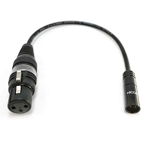 Sommer Cable Mini-XLR 30cm 3-pol Audio Mikrofonkabel Adapterkabel auf XLR 4K - SC-AK-mXLR-XLR-0030 (0,30m)