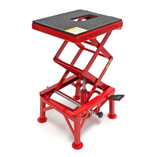 Hydraulik Motorradheber - Ständer für sicheres Arbeiten - Wagenheber: Robuster Motorradheber mit 135 kg Tragkraft für sicheres Heben und Arbeiten an Motorrädern.