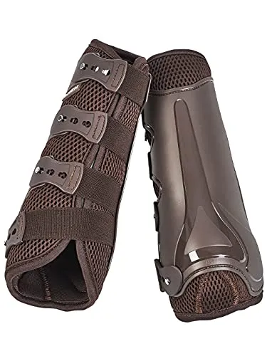 Gamaschen DRESSAGE-PRO-MESH - BUSSE Gamaschen DRESSAGE-PRO-MESH in Größe M, braun, bieten optimalen Schutz und Komfort für Ihr Pferd während des Dressurreitens.