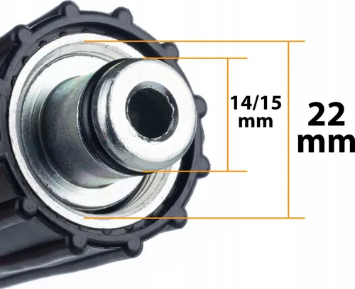 Set Hochdruckpistole + Schlauch 8m – M22 | 155bar | passend für K2–K7