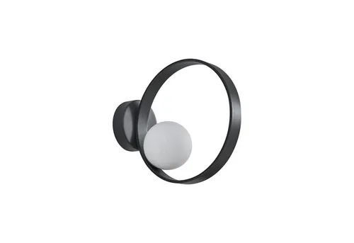 Lucande Wandleuchte Luneo, LED, Metall, Schwarz - Moderne LED-Wandleuchte in elegantem Design, energiesparend und ideal für stimmungsvolle Beleuchtung in Wohn- und Schlafzimmer.