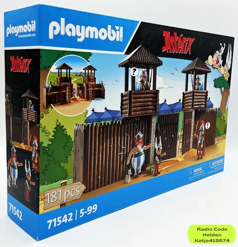 PLAYMOBIL Asterix 71542 - Römerlager Set, spannende Eroberung mit Zaubertrank und detailgetreuem Zubehör für kreative Rollenspiele