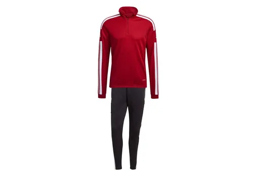adidas Herren Trainingsanzug Half Zip Squadra 21 GP6472+GK9545 XS - Streetwear Trainingsanzug für Herren, feuchtigkeitsabsorbierend und nachhaltig aus 100% Recyclingmaterialien für optimalen Tragekomfort.