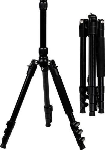 Deeper Tripod 1/4 Zoll - Höhenverstellbar von 51 bis 136 cm, Schwarz - Stativ für Angelzubehör, ideal zur optimalen Verbindung zwischen Smartphone und Sonar, perfekt für Deeper Range Extender Kit.