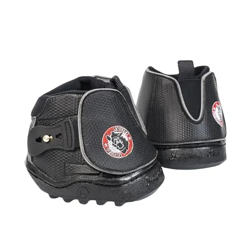 Waldhausen Equine Fusion Active Jogging Hufschuh Slim - Reiten: Schmal geschnitten mit optimalem Grip, Dämpfung und Stabilität, reduziert Aufprallbelastungen und schont Sehnen. Ideal für Paddock, Koppel und verschiedene Disziplinen.