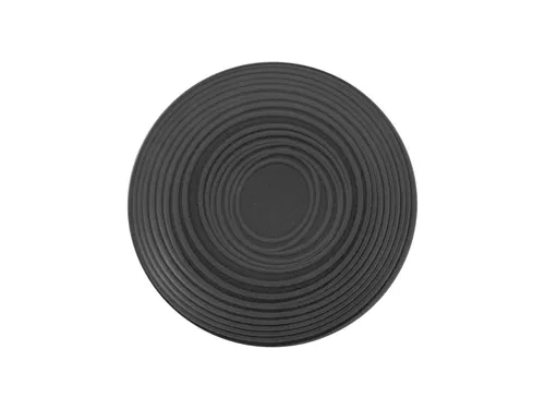 Dessertteller LAVA STONE DH 21x2.50 cm schwarz in schwarz von Sonstige