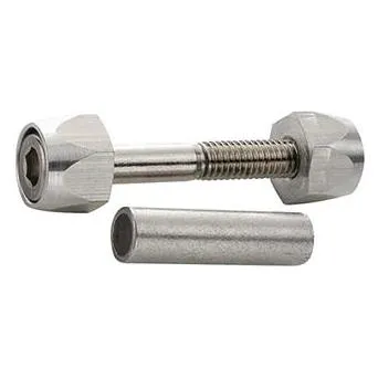 Fix-Nippel Sattelklemmbolzen-03421039 Sattelklemmbolzen Silber M6 x 45 mm (32763864)