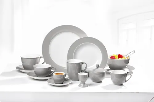 Untertasse für Espressotassen 6er Set Doppio grau von Ritzenhoff & Breker