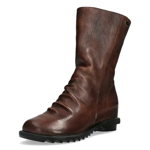 Laura Vita Damen Stiefelette Cyrielle 10 – Slouchy Leder Boot mit gerafftem Halbschaft, Größe 40, Mehrfarbig - Stylische Stiefelette Cyrielle 10 von Laura Vita mit gerafftem Halbschaft und hochwertigem Leder. Perfekt für lässige Looks im Alltag und schnell angezogen dank Reißverschluss. Ideal für modebewusste Frauen!