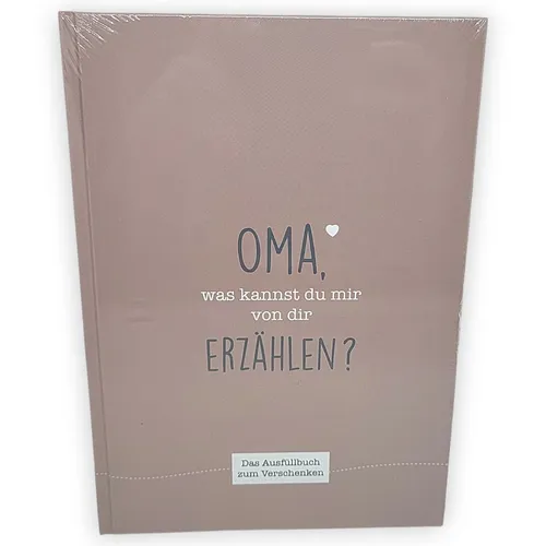 Oma was kannst du mir von dir erzählen Ausfüllbuch zum Verschenken Cupcakes Kiss