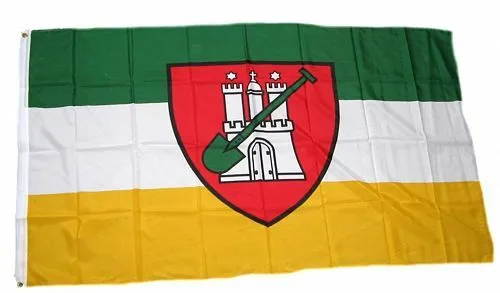 Flagge / Fahne Hamburg Garten Hissflagge 90 x 150 cm