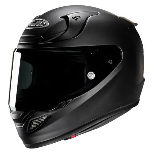 HJC RPHA 12 Integralhelm schwarz, XXL - Motorradhelm mit klarem Visier, Pinlock-Vorbereitung und leichtem Fiberglas-Aramid-Carbon-Material. Ideal für Sicherheit und Komfort bei jeder Fahrt.