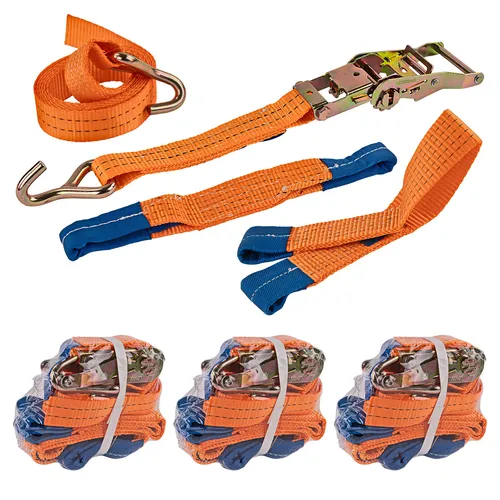 Radsicherung Zurrgurt Set 4-teilig