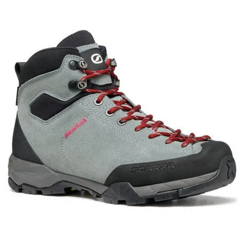 Scarpa Mojito Hike GTX WMN Wanderschuhe - Conifer/Raspberry EU 38 - Wanderschuhe für Damen mit wasserdichter GORE-TEX® Membran und robustem Veloursleder-Obermaterial. Ideal für jede Wanderung, bieten Komfort und optimalen Halt.