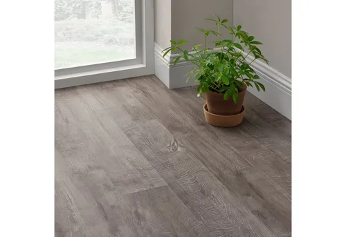 neu.holz Vinylboden Vanola Laminat Selbstklebend - Rutschfest & Antiallergen - Vinylboden für 3,92 m² mit zeitlosem Slashed Oak Dekor, selbstklebend, rutschfest und ideal für Allergiker. Perfekt für Wohn- und Feuchträume, einfach zu verlegen!