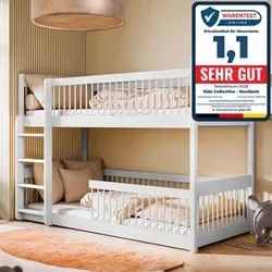 Kids Collective Hochbett Kinder – Vielseitiges Etagenbett aus massivem Kiefernholz