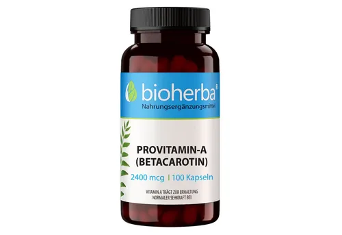 BIOHERBA R Provitamin-A (Betacarotin) 2400 mcg 100 Kapseln Kapseln, 1 er 36 g