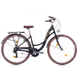 BERLIN BIKE Cityrad Bella 2 – Elegantes 28 Zoll Damen Hollandrad mit Shimano 7-Gang