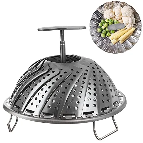 Dampfeinsatz Dünsteinsatz Dämpfsieb Topfeinsatz aus Edelstahl 14-23 cm